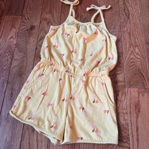 Cat & Jack Palm Tree Halter Romper